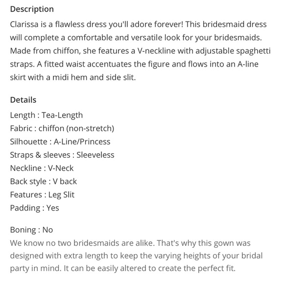 NWT AZAZIE bridesmaid Dress with adjustable straps - Picture 7 of 9